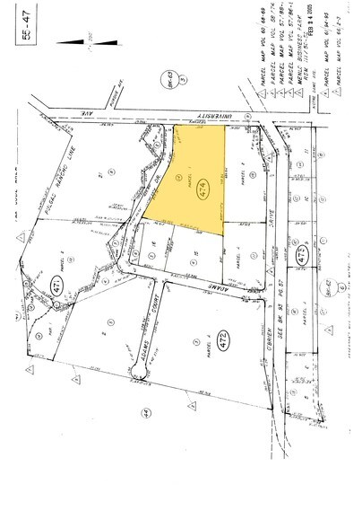 1605 Adams Dr, Menlo Park, CA for lease - Plat Map - Image 2 of 4