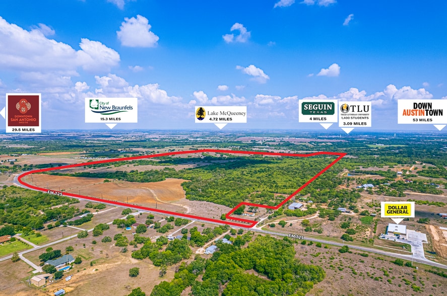 FM 725 & LEISSNER, Seguin, TX à vendre - Photo du bâtiment - Image 1 de 7