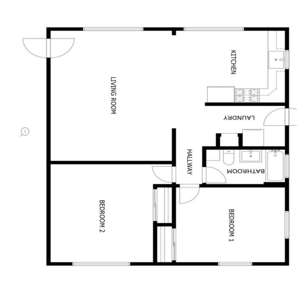 1807 E 107th St, Los Angeles, CA for sale - Floor Plan - Image 2 of 3