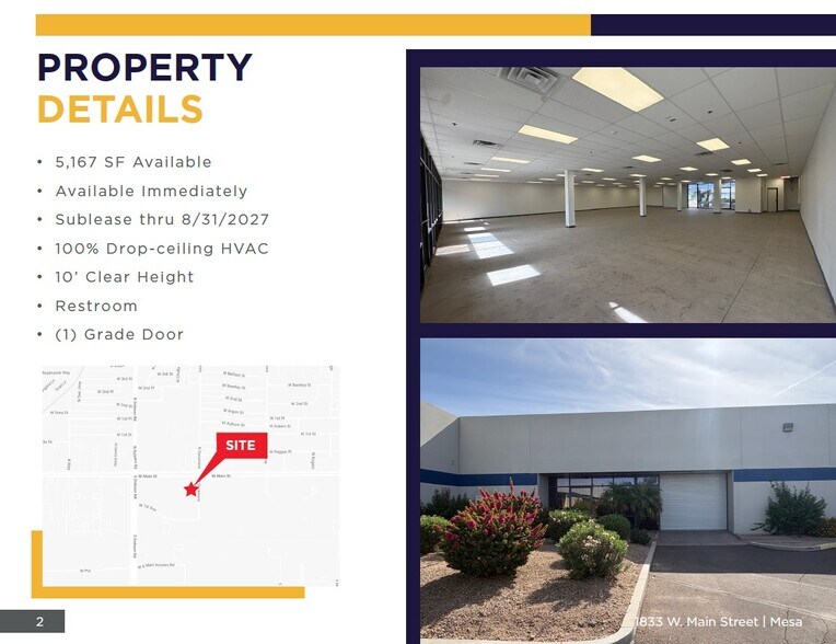 1833 W Main St, Mesa, AZ à louer - Photo du bâtiment - Image 2 de 3