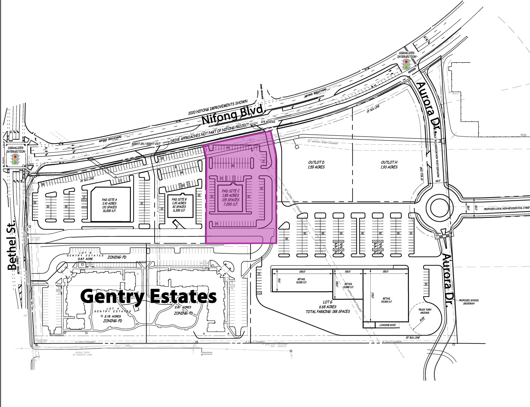 Nifong Blvd & Bethel St Middle Lot, Columbia, MO for lease Primary Photo- Image 1 of 3