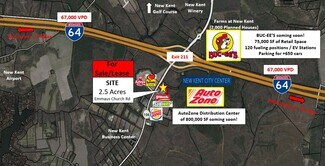 Plus de détails pour Emmaus Church Rd, New Kent, VA - Terrain à louer