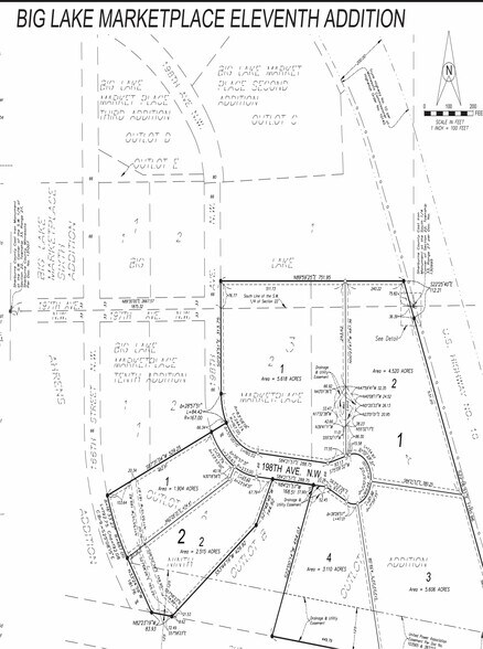 XXX 166th St NW, Big Lake, MN à vendre - Plan cadastral - Image 2 de 3