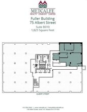 75 Albert St, Ottawa, ON for lease Floor Plan- Image 2 of 2