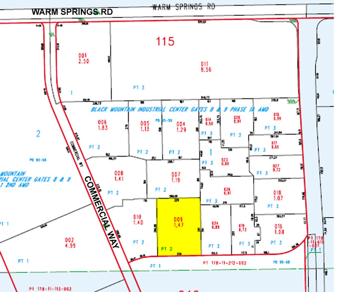 7490 Commercial Way, Henderson, NV for sale - Plat Map - Image 2 of 18