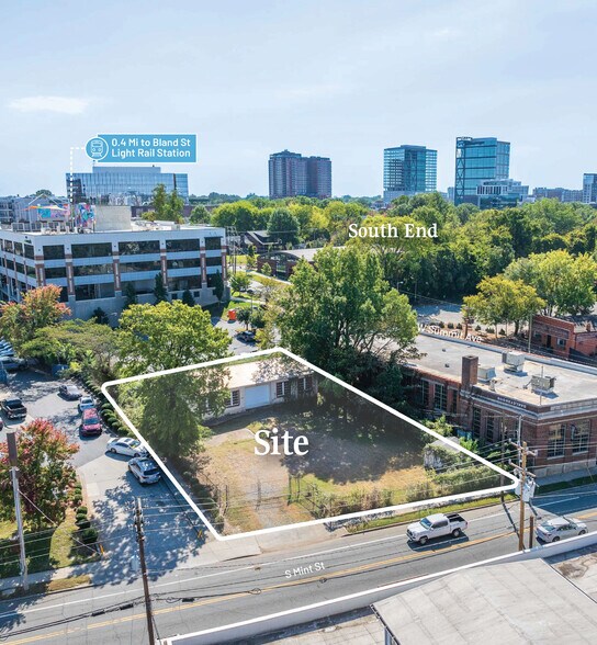 1435 S Mint St, Charlotte, NC à vendre - Aérien - Image 2 de 8