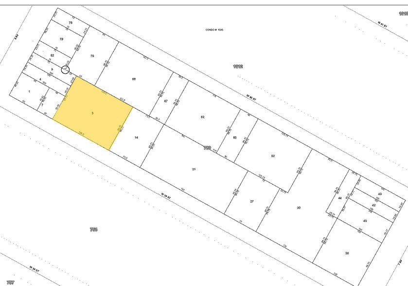 257 W 39th St, New York, NY à louer - Plan cadastral - Image 2 de 2