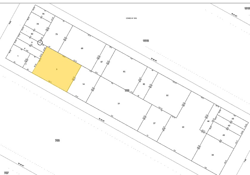257 W 39th St, New York, NY for lease - Plat Map - Image 2 of 2