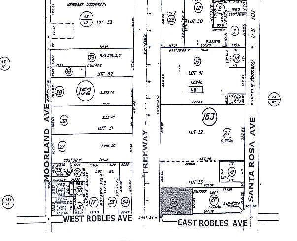 11 E Robles Ave, Santa Rosa, CA à vendre - Plan cadastral - Image 2 de 5