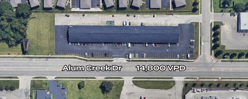 3976-4018 Alum Creek Dr, Columbus, OH à louer - Aérien - Image 2 de 3