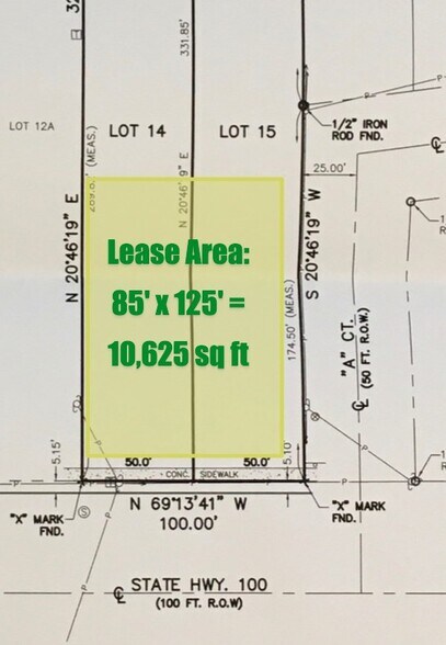 47471 State Highway 100, Laguna Heights, TX à louer - Plan cadastral - Image 3 de 3