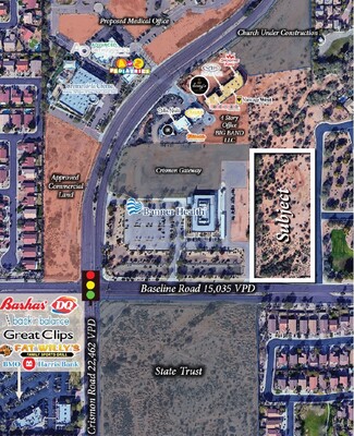 Plus de détails pour 10056 E Baseline Rd, Mesa, AZ - Terrain à vendre