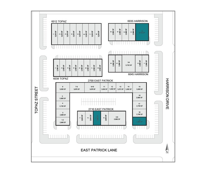 2700 E Patrick Ln, Las Vegas, NV for lease - Site Plan - Image 2 of 8