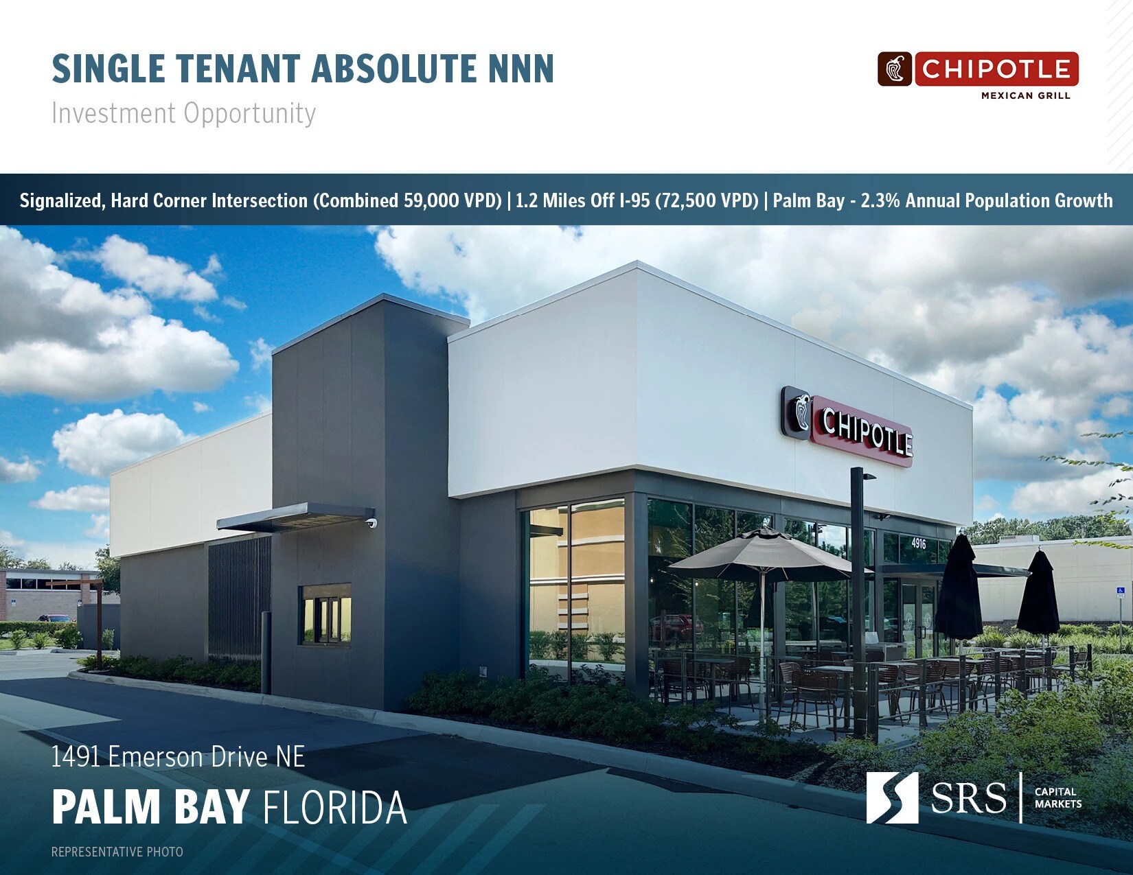 1491 Emerson Dr NE, Palm Bay, FL à vendre Photo principale- Image 1 de 1