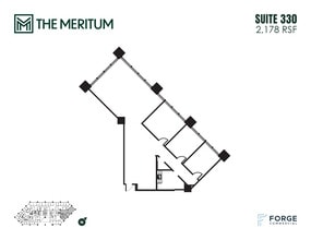 12221 Merit Dr, Dallas, TX à louer Plan d’étage- Image 1 de 1