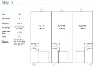 510 Private Rd, Wylie, TX à louer Plan d’étage- Image 1 de 1
