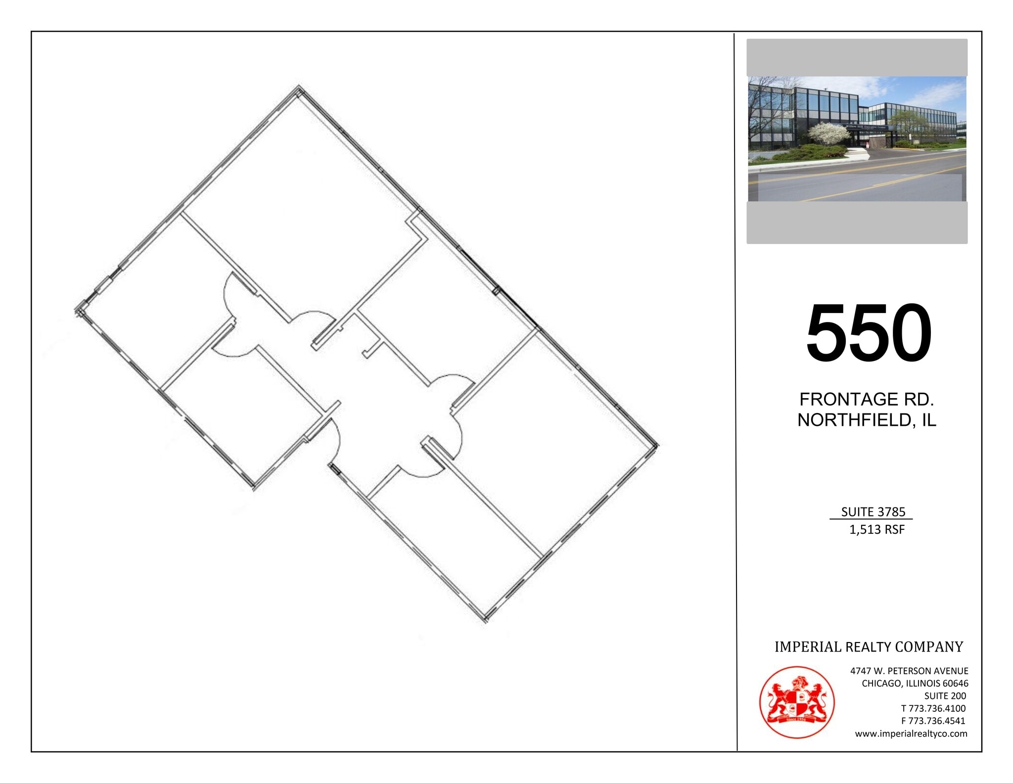 540-550 W Frontage Rd, Northfield, IL for lease Site Plan- Image 1 of 1