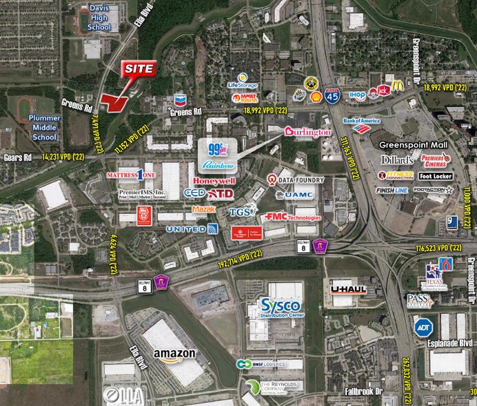 Ella Blvd & Greens Rd, Houston, TX à vendre - Photo du bâtiment - Image 2 de 2