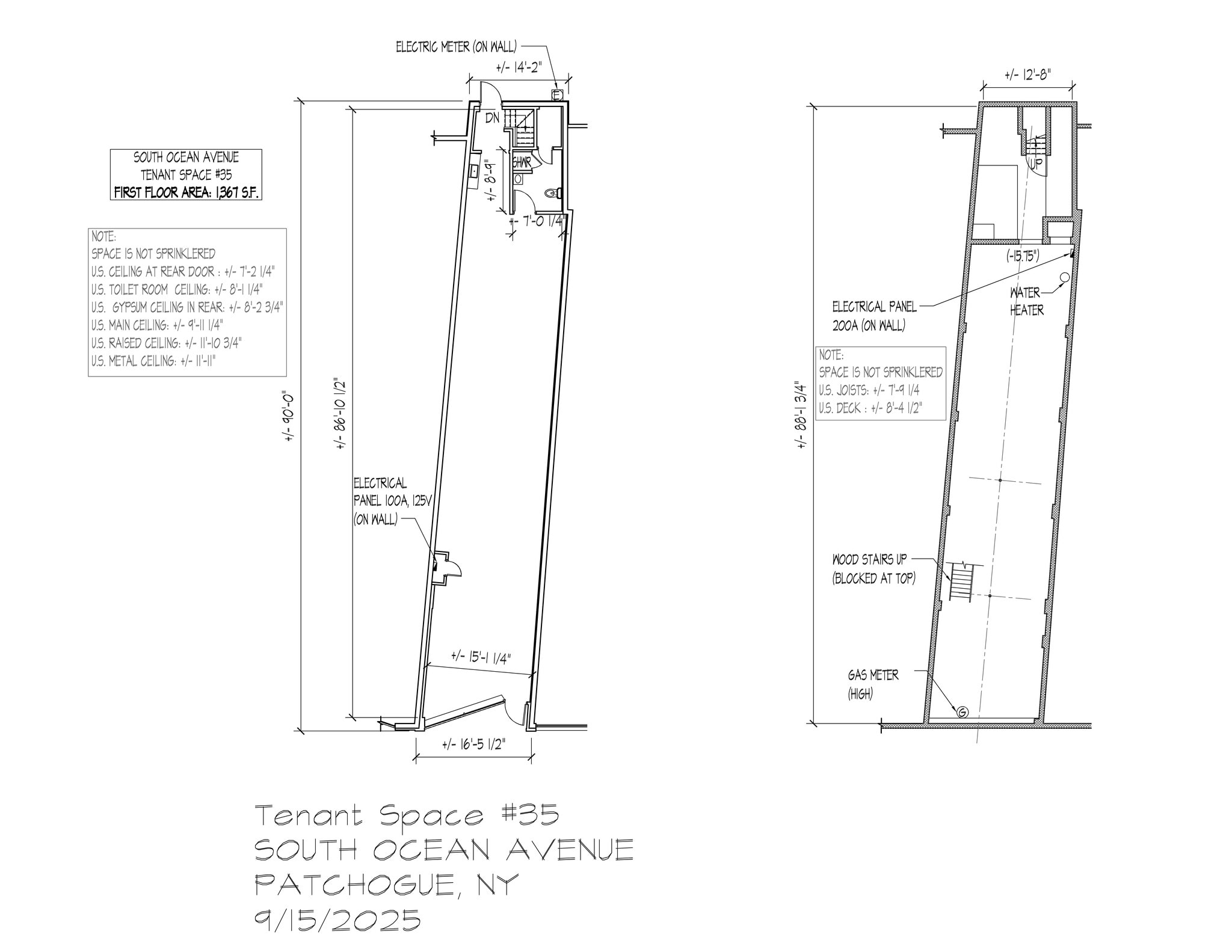 35-71 S Ocean Ave, Patchogue, NY à louer Plan de site- Image 1 de 3