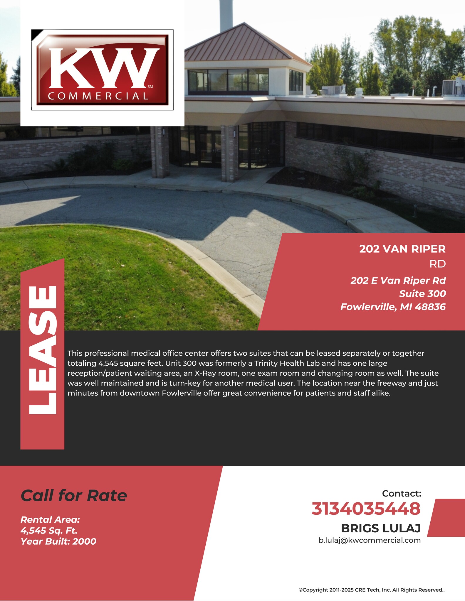 202 E Van Riper Rd, Fowlerville, MI for lease Site Plan- Image 1 of 8