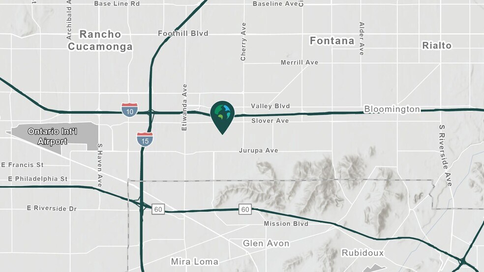 13930 Santa Ana Ave, Fontana, CA à louer - Aérien - Image 2 de 2