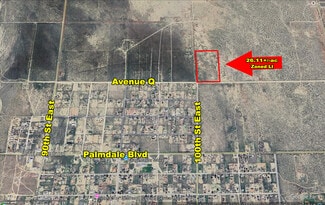 Plus de détails pour 100th St East & Avenue Q, Palmdale, CA - Terrain à vendre