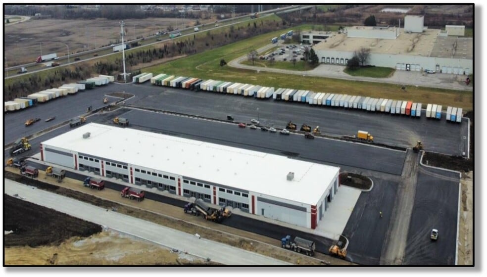 21701 Central Ave, Matteson, IL for lease - Aerial - Image 2 of 4