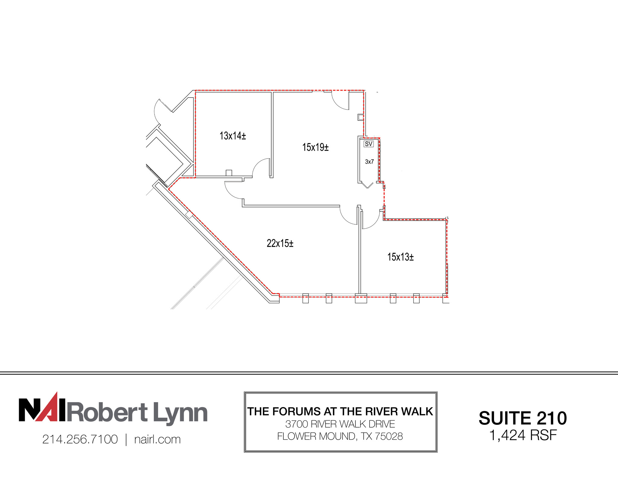 3700 River Walk Dr, Flower Mound, TX à louer Plan d’étage- Image 1 de 1