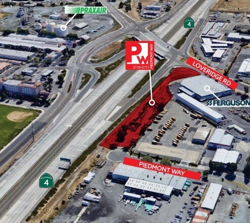 2110-2111 Piedmont Way, Pittsburg, CA for lease - Aerial - Image 2 of 2