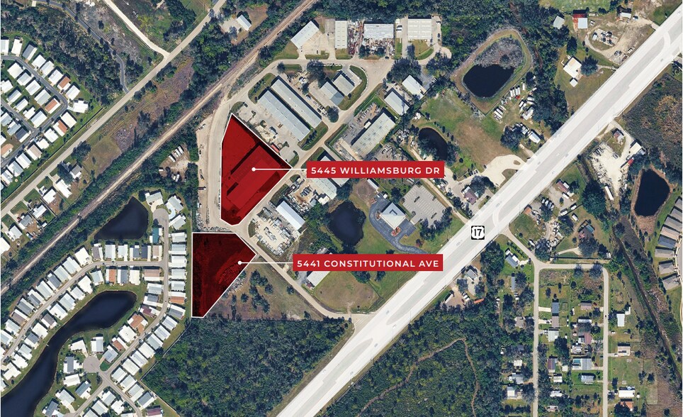 5445 Williamsburg Dr, Punta Gorda, FL à vendre - Aérien - Image 3 de 3