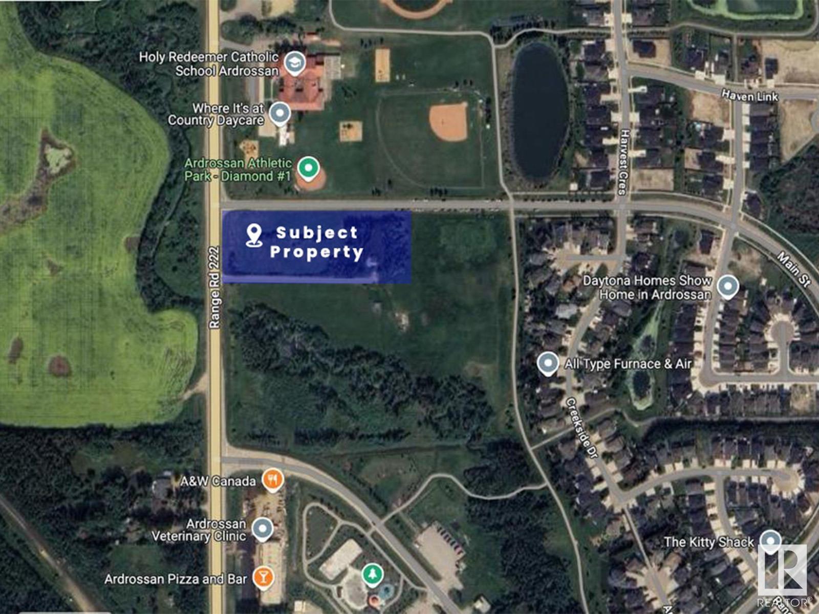 53109 Range Road 222, Ardrossan, AB for sale Aerial- Image 1 of 2