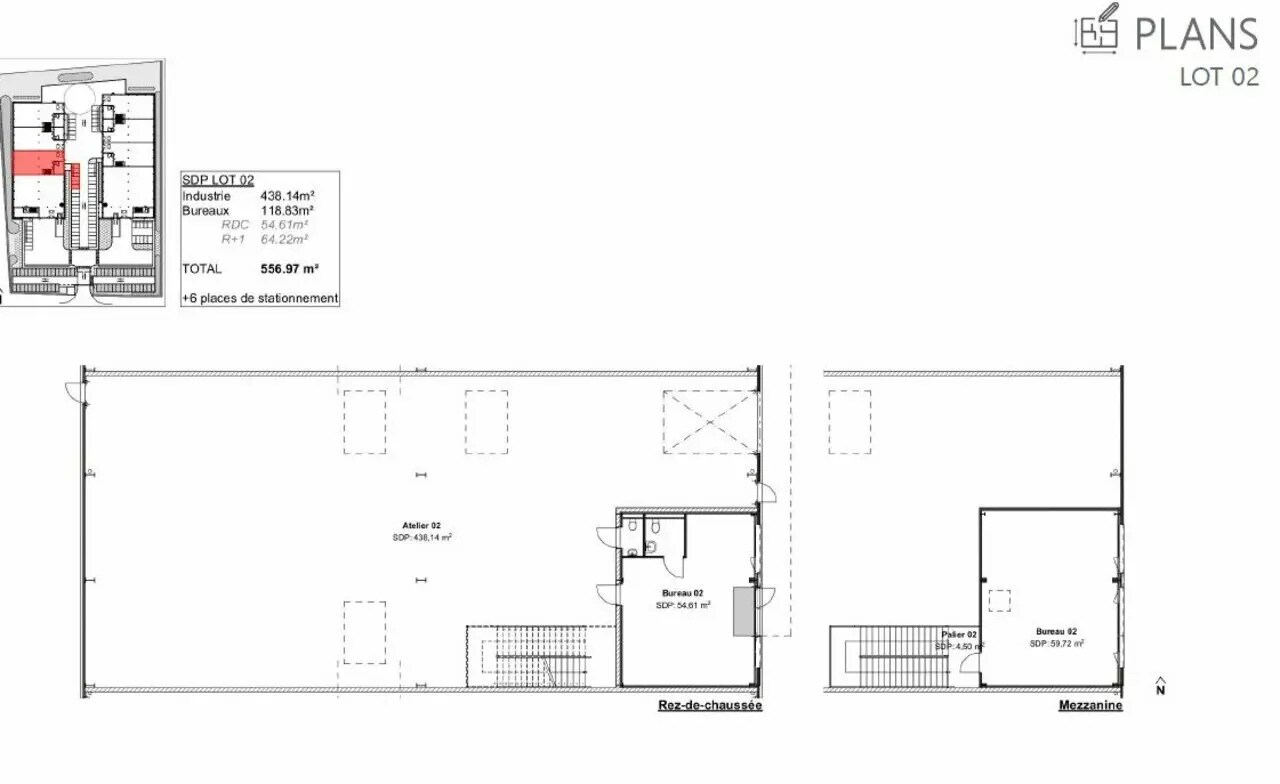 Flex dans Heyrieux à louer Plan d’étage- Image 1 de 11