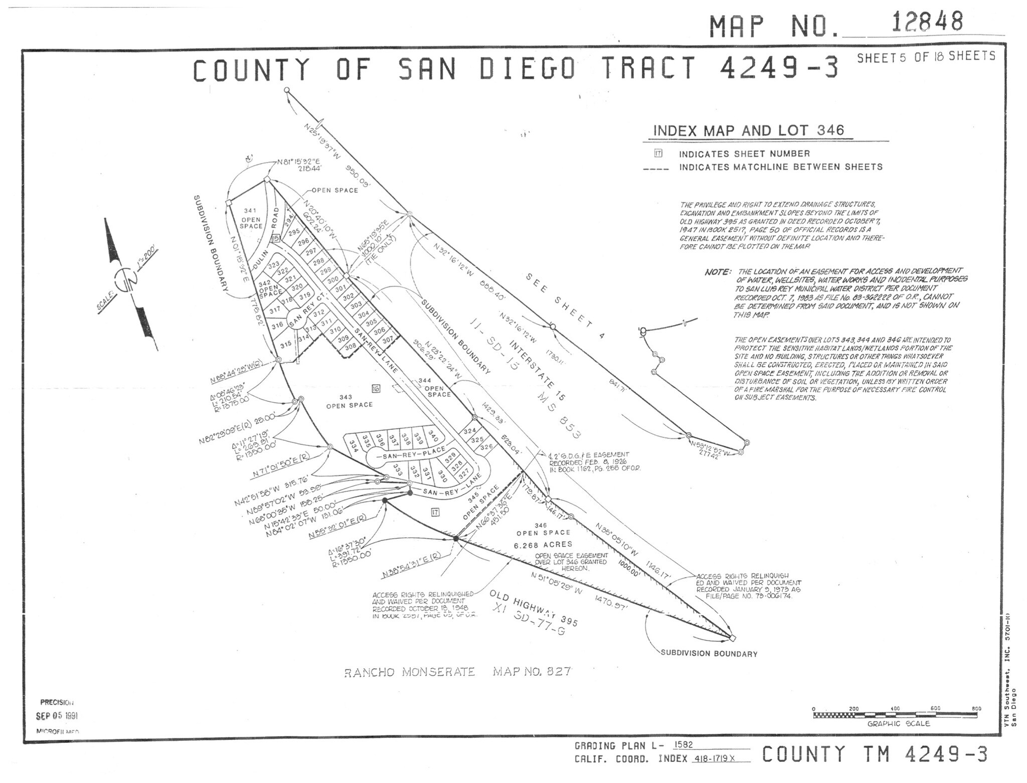 3309 San Rey Lane, Fallbrook, CA à vendre Plan de site- Image 1 de 28