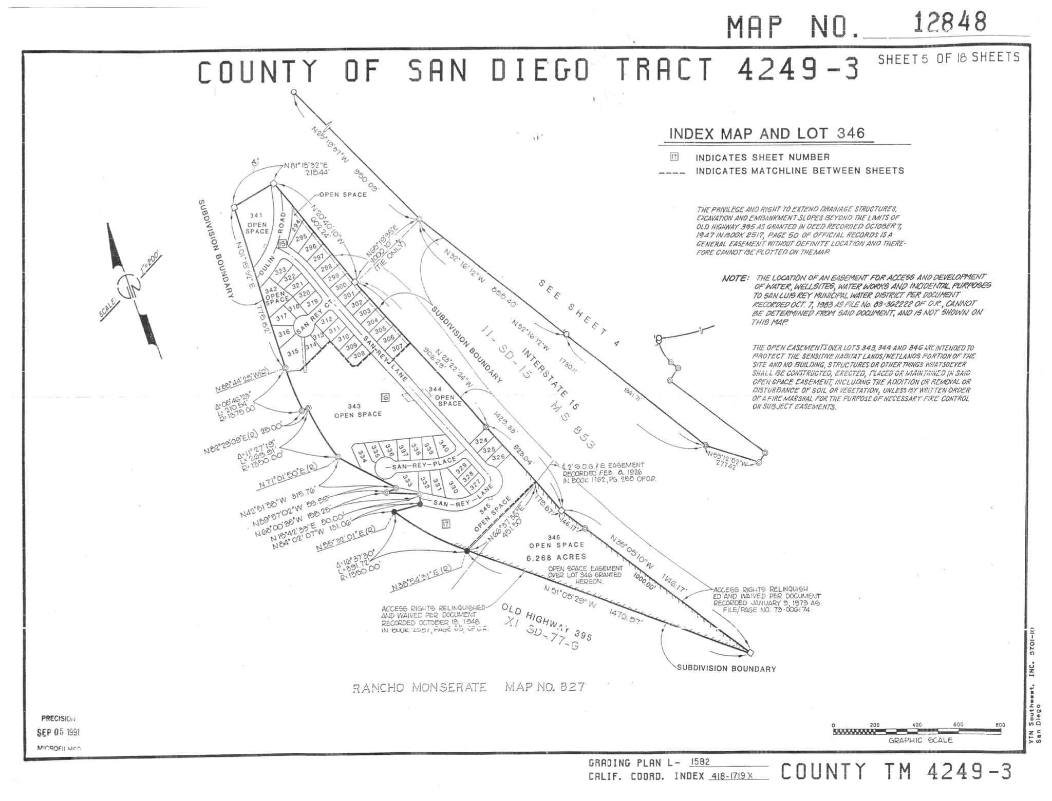 3309 San Rey Lane, Fallbrook, CA for sale Site Plan- Image 1 of 28