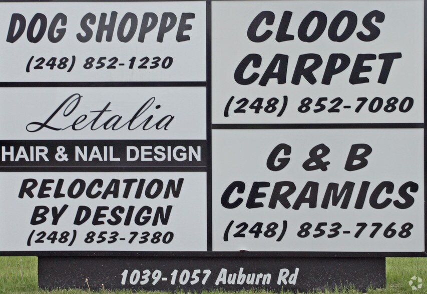 1039-1057 E Auburn Rd, Rochester Hills, MI à louer - Photo du bâtiment - Image 2 de 3