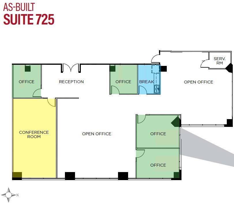 7676 Hazard Center Dr, San Diego, CA à louer Plan d’étage- Image 1 de 1