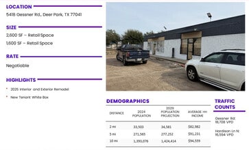 5418 Gessner Rd, Houston, TX for lease Interior Photo- Image 2 of 6