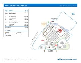 2100 Bay St, Taunton, MA à louer Plan de site- Image 1 de 1