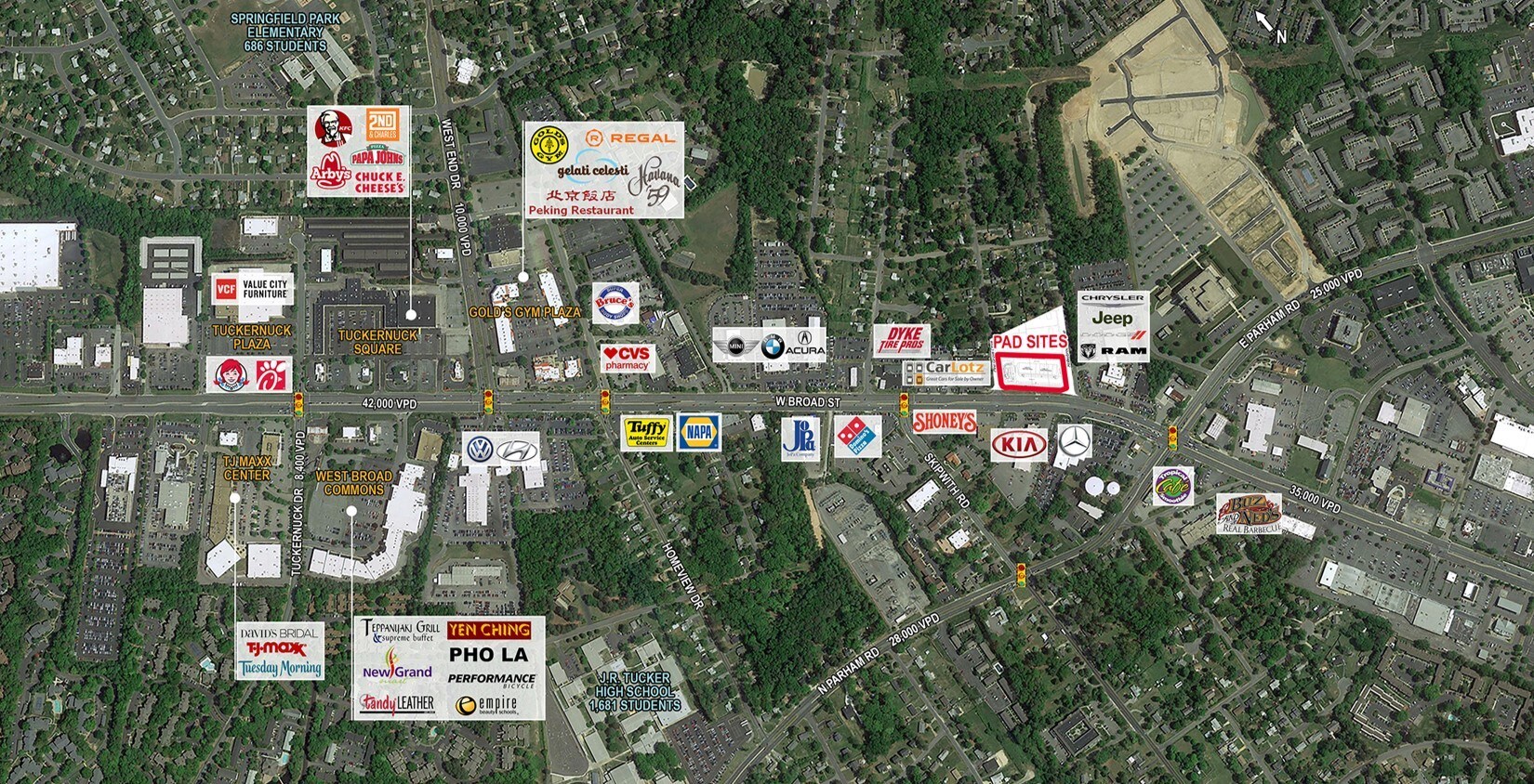 8300-8306 W Broad St, Richmond, VA for sale Building Photo- Image 1 of 2