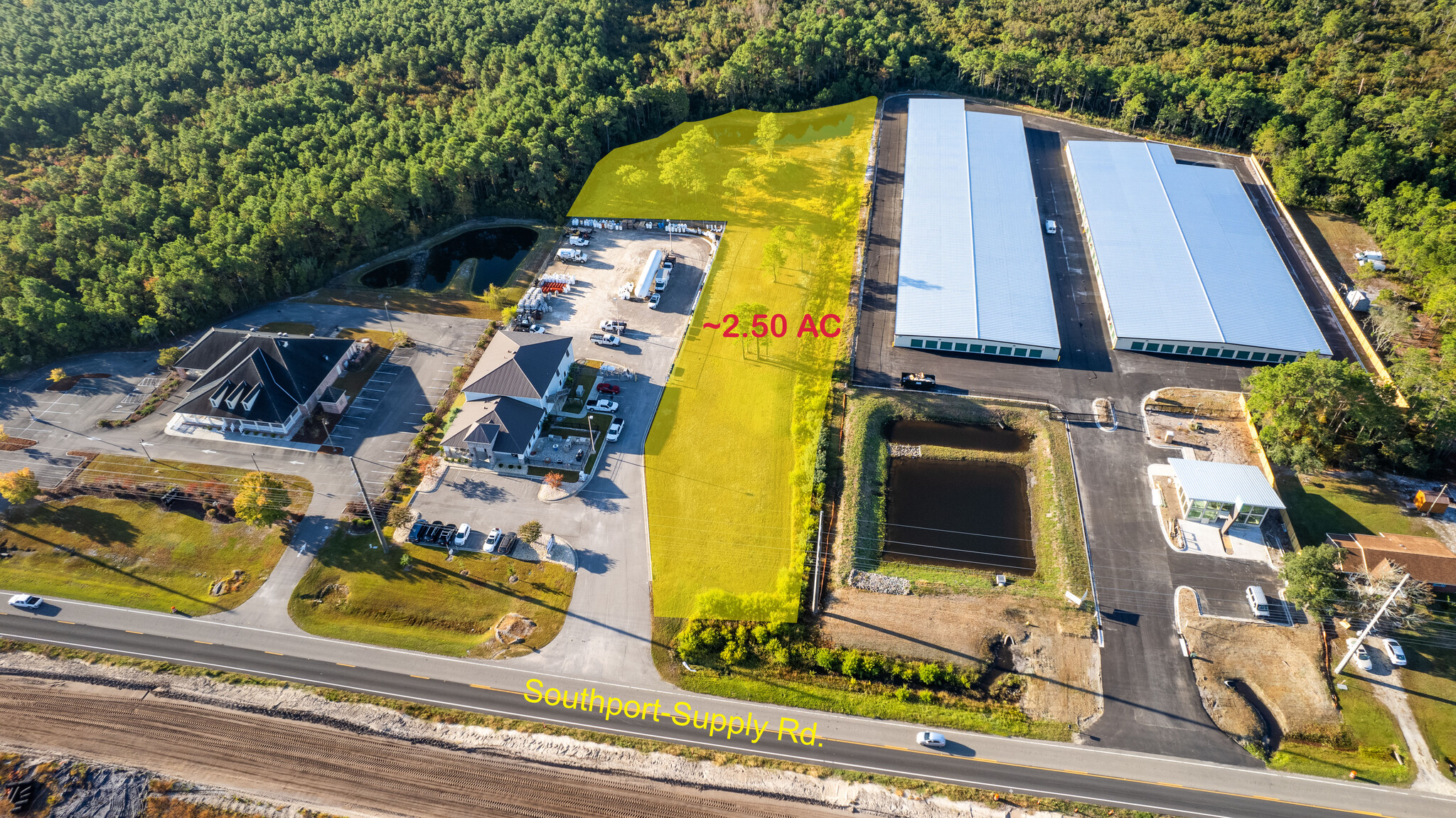 3465 Southport-Supply, Bolivia, NC for sale Aerial- Image 1 of 6