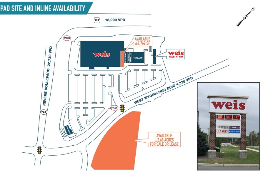 1112 W Wyomissing Blvd, West Lawn, PA for lease - Site Plan - Image 3 of 3