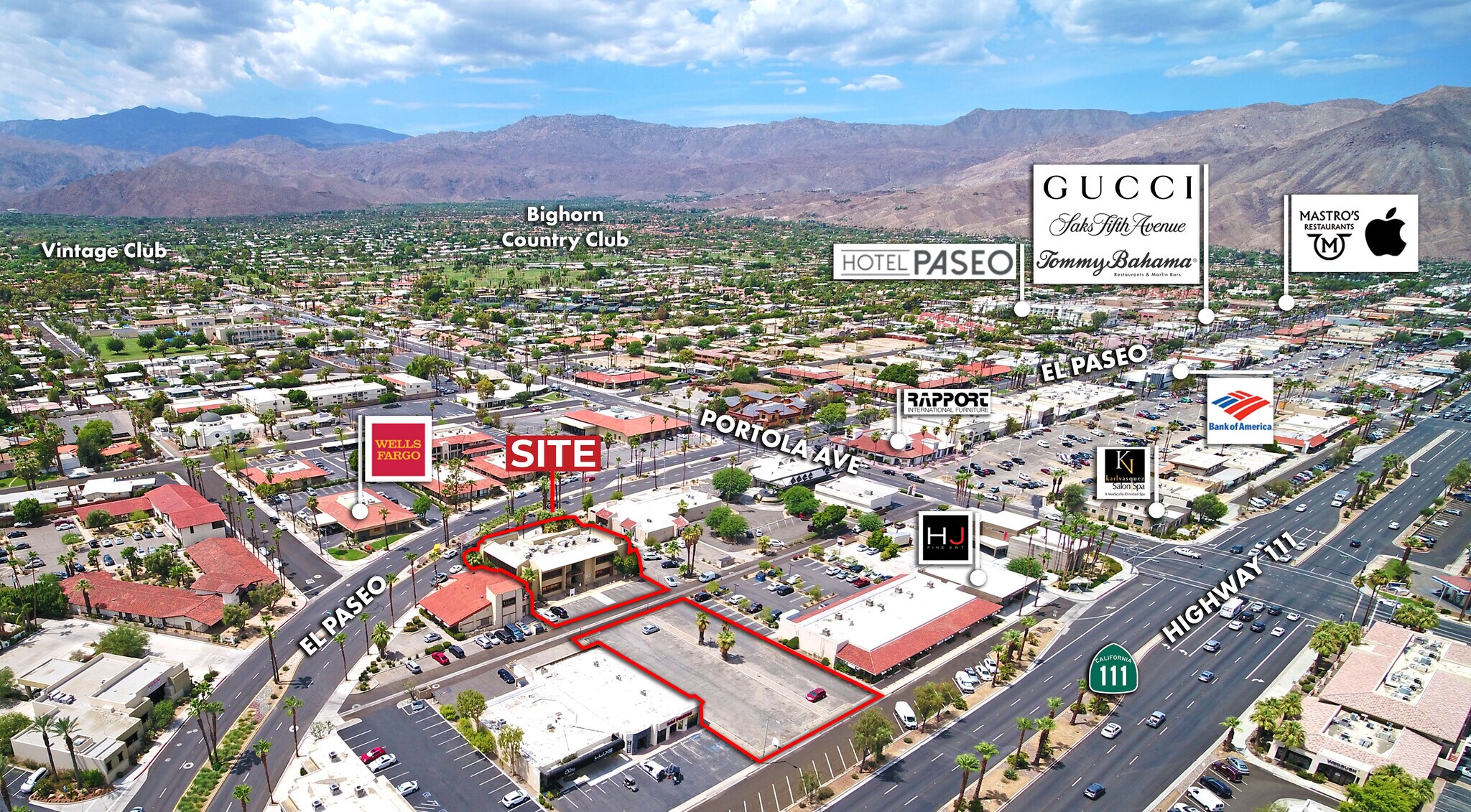 74090 El Paseo, Palm Desert, CA à vendre Photo du bâtiment- Image 1 de 9