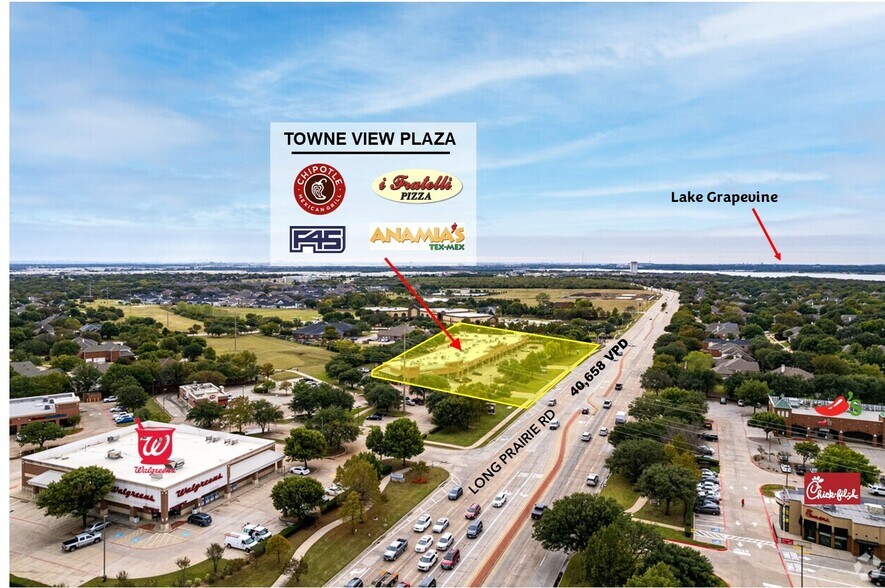 1900 Long Prairie Rd, Flower Mound, TX à louer - Aérien - Image 2 de 7