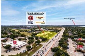 1900 Long Prairie Rd, Flower Mound, TX - Aerial  map view - Image1