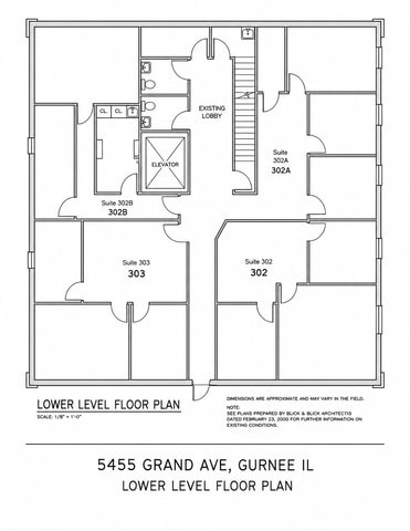 5455 W Grand Ave, Gurnee, IL for lease Floor Plan- Image 1 of 7
