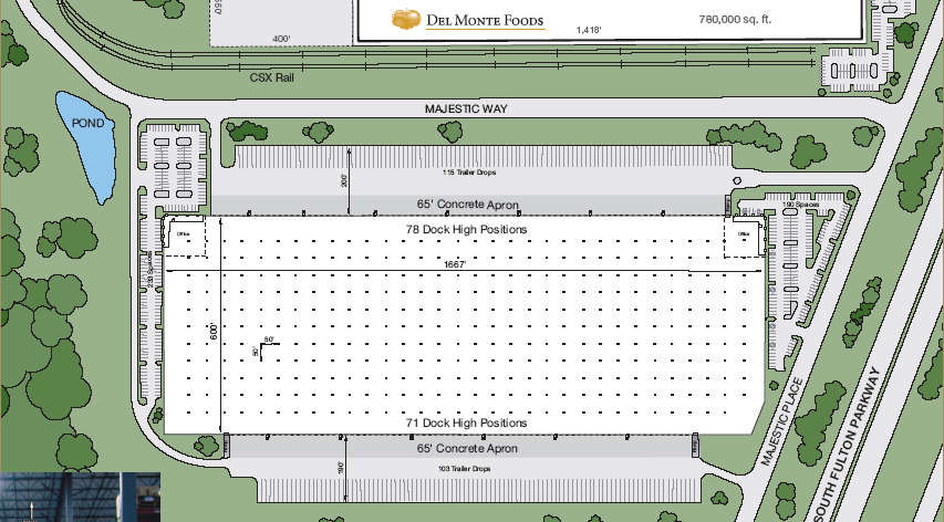 4475 S Fulton Pky, Atlanta, GA for sale - Site Plan - Image 1 of 1