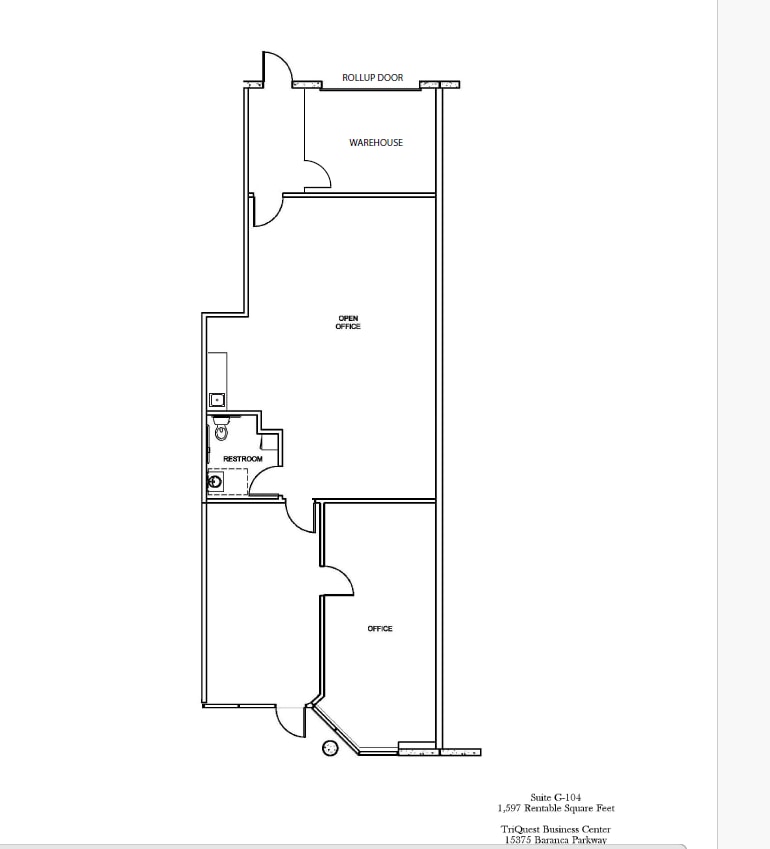 15375 Barranca Pky, Irvine, CA for lease Floor Plan- Image 1 of 1