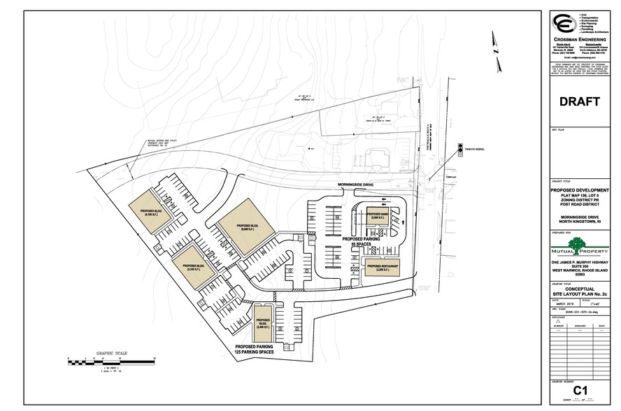 7373 Post Rd, North Kingstown, RI à louer - Plan de site - Image 2 de 3