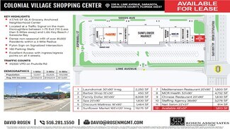 Plus de détails pour 110-290 Lime Ave, Sarasota, FL - Commerce de détail à louer