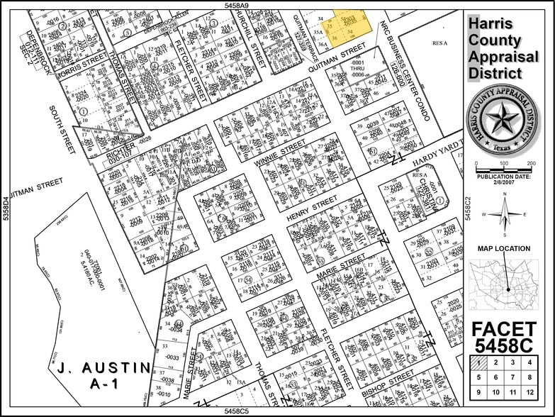 2303 N Main St, Houston, TX for sale - Plat Map - Image 3 of 7